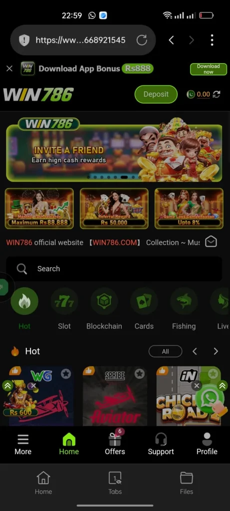WIN786 Game App