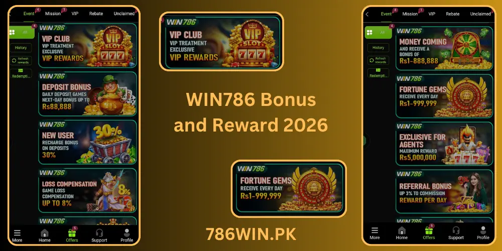 WIN786 Game Bonuses